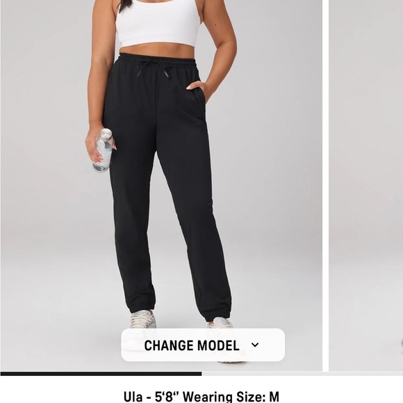 Fabletics Black Women’s All Day Jogger, Size XL - Picture 1 of 5
